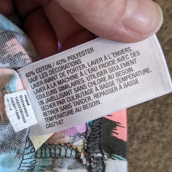 CHEROKEE Tank Top Girls Size M 7/8 Multicoloured Print - Picture 9 of 9